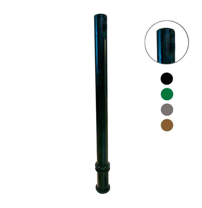 Potelet flexible tête plate Ø80 mm – Mémoire de forme – IDEQUIP