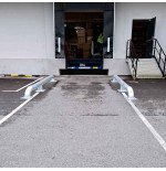 Lot de 2 Guides-Roues Poids Lourds – Acier Galvanisé