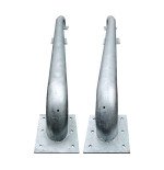 Guide roue poids lourds biseauté