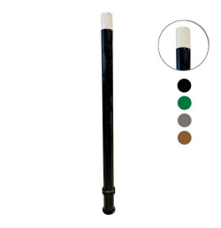 Potelet Flexible Ø80 mm Tête Plate Blanche – Mémoire de Forme