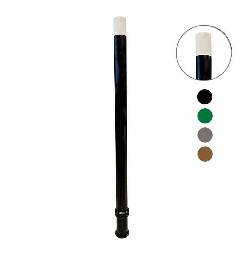 Potelet Flexible Ø80 mm Tête Plate Blanche – Mémoire de Forme Potelet Flexible Ø80 mm Tête Plate Blanche – Mémoire de Forme