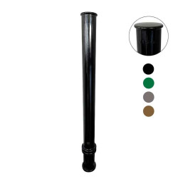 Potelet Flexible Ø80 mm Tête Plate avec Coiffe – Mémoire de Forme