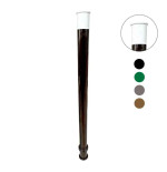 Potelet Flexible PMR Ø80 mm – Tête Plate Blanche – Mémoire de Forme