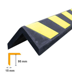 Protection d’angle 90° en caoutchouc haute résistance – 800 mm