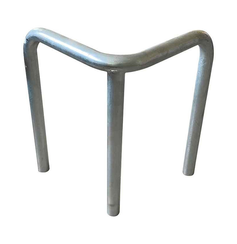 Arceau de protection d'angle galvanisé ø60mm à sceller Arceau de protection d'angle galvanisé ø60mm à sceller