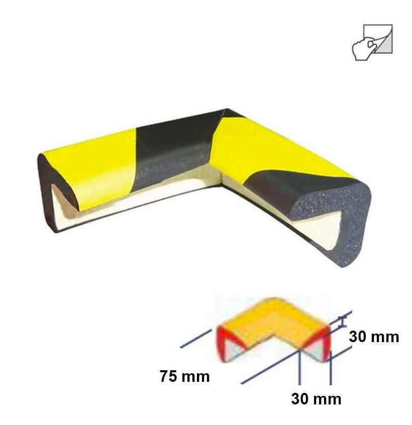 Amortisseur de coin 70x70mm Amortisseur de coin 70x70mm