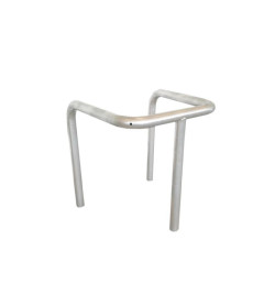 Etrier de protection d'angle galvanisé ø60mm à sceller