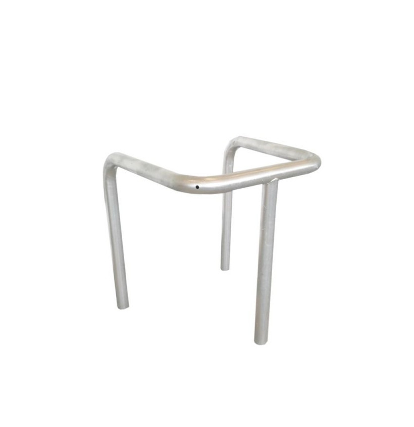 Etrier de protection d'angle galvanisé ø60mm à sceller