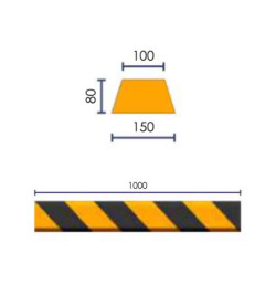 Butoir de protection mousse 1000 mm – Garage & parking – IDEQUIP