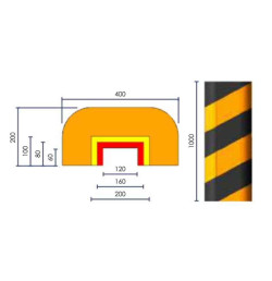 Profilé mousse de protection rack 1000 x 400 mm – IDEQUIP