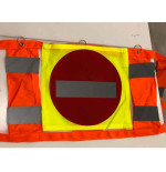 Bandeau tissu “Sens INTERDIT” | Pour barrière ENR200 – IDEQUIP