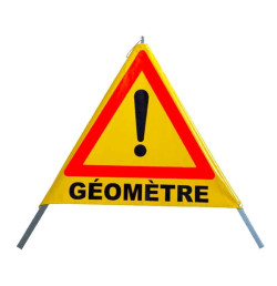Tripode pliable “Géomètre” – Signalisation travaux IDEQUIP