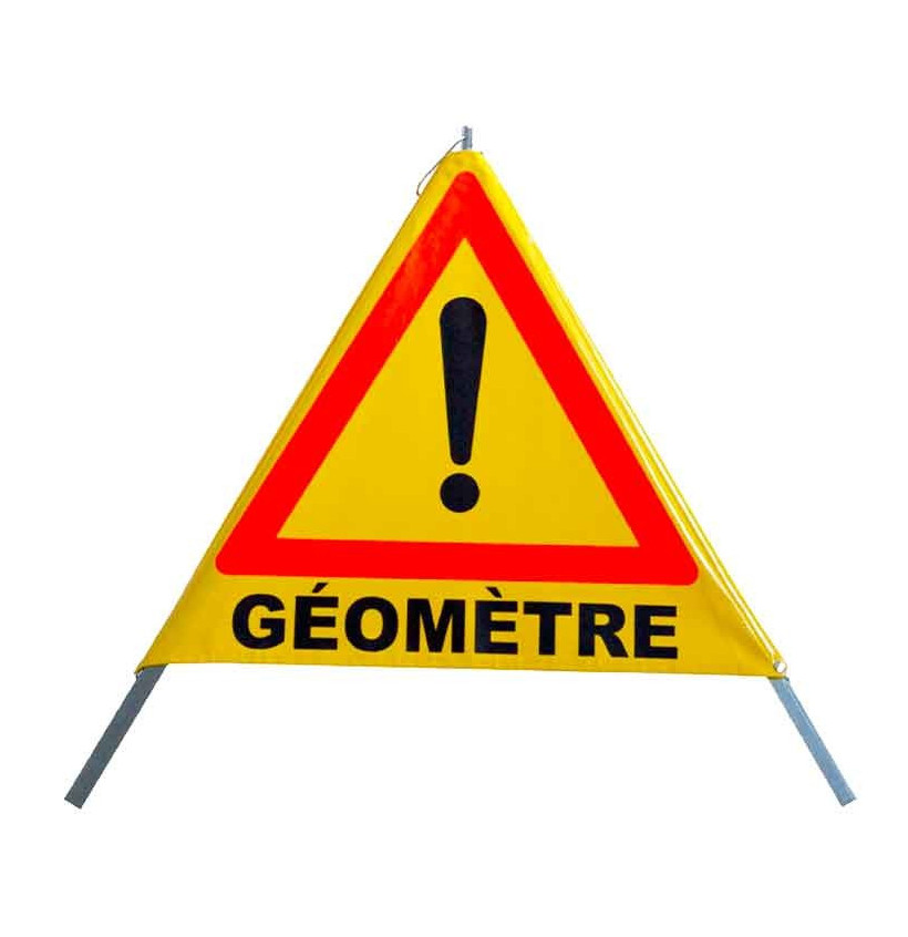 Tripode pliable “Géomètre” – Signalisation travaux IDEQUIP Tripode pliable “Géomètre” – Signalisation travaux IDEQUIP
