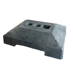 Base lourde 11 kg plastobloc – Stabilité pour barrières