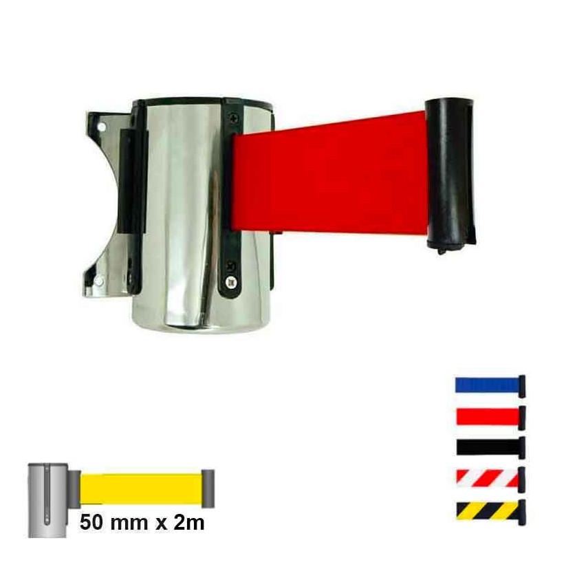 Enrouleur mural à sangle REWO – 2 m, multi-directions, plusieurs coloris Enrouleur mural à sangle REWO – 2 m, multi-directions, plusieurs coloris