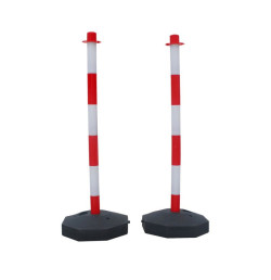 Poteau de balisage plastique à assembler – 85 cm