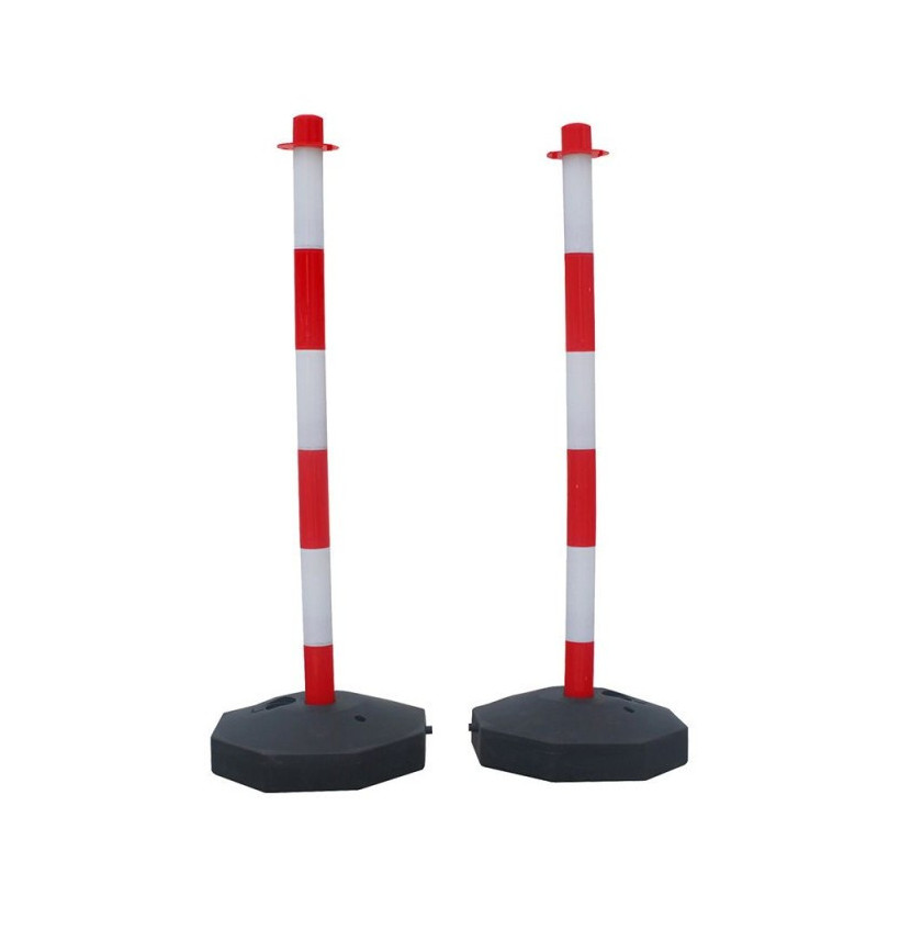 Poteau de balisage plastique à assembler – 85 cm