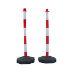 Poteau de balisage plastique à assembler – 85 cm