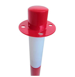 Poteau de balisage plastique à assembler – 85 cm