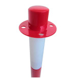 Poteau de balisage plastique à assembler – 85 cm