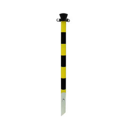 Poteau de balisage monobloc à planter PVC