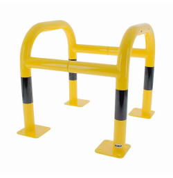 Kit de protection modulaire noir/jaune pour colonne  | IDEQUIP