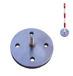 Base de fixation Ø 120 mm pour poteaux BSF100 & BSF150 – IDEQUIP