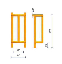 Protection colonne sèche et descente d’eau en acier PCS10060NJ VISO