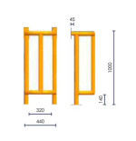 Protection colonne sèche et descente d’eau en acier PCS10060NJ VISO