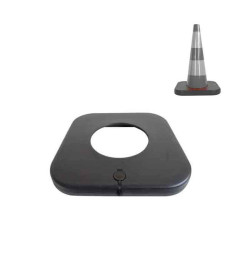 Base lestée ou à lester pour cône de chantier – Jusqu’à 23 kg – IDEQUIP