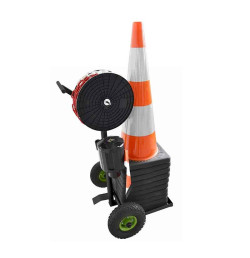 Chariot de balisage pour cônes et accessoires – Transport & stockage – IDEQUIP
