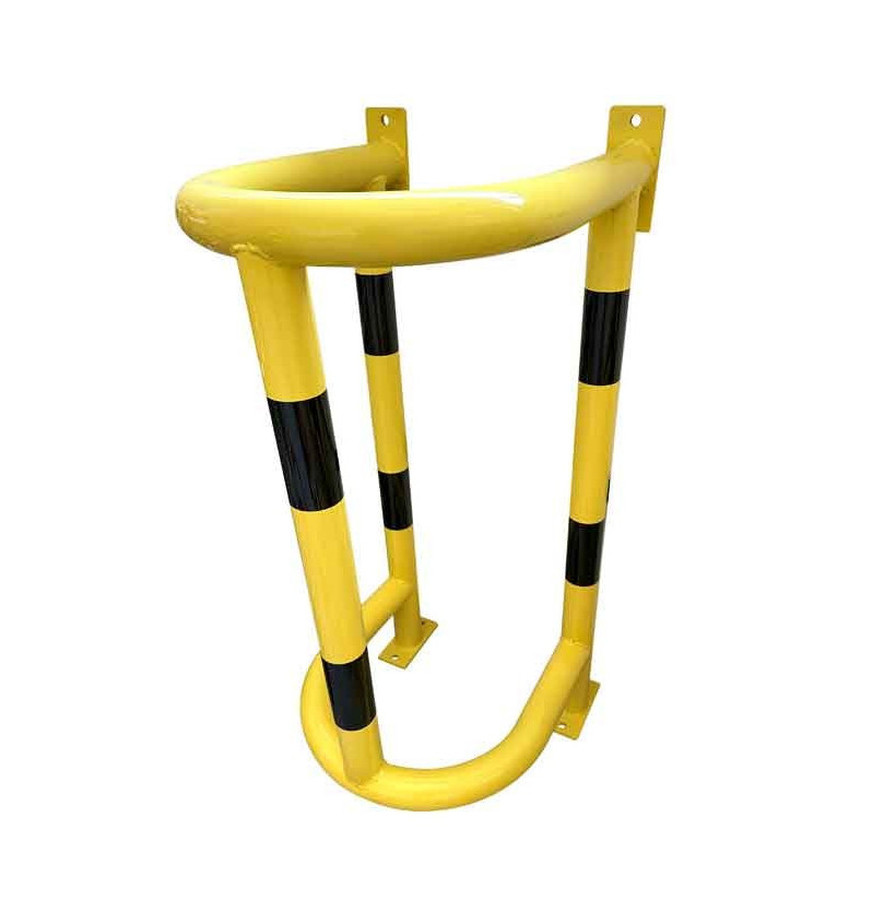 Protection de colonne sèche et descente d'eau noir/jaune ø60mm