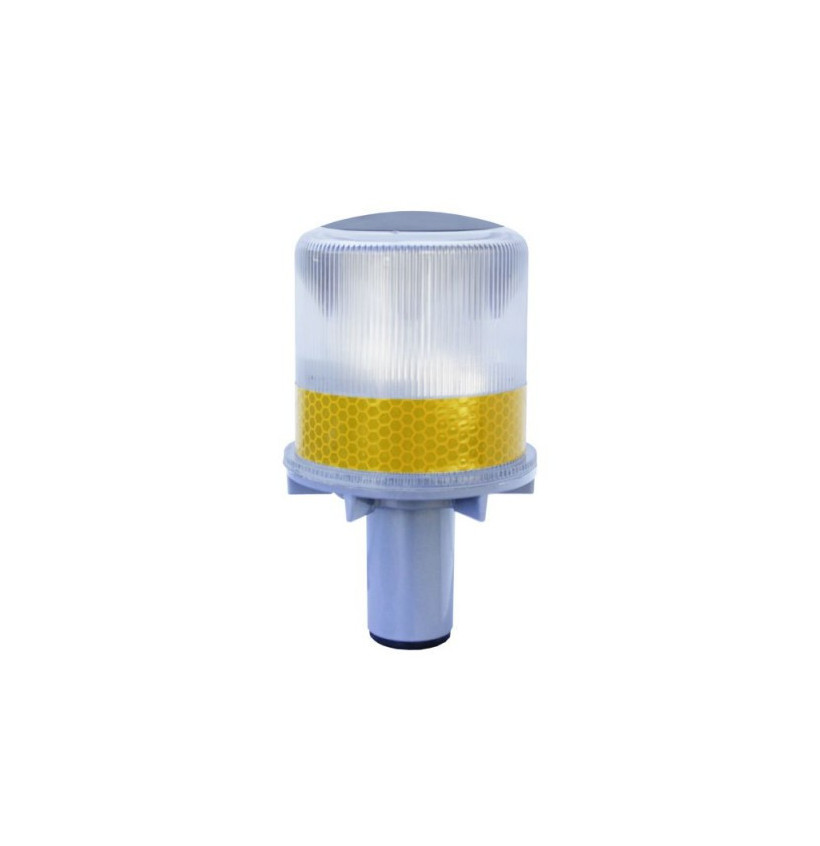 Lampe solaire pour cône de chantier – Signalisation autonome – IDEQUIP Lampe solaire pour cône de chantier – Signalisation autonome – IDEQUIP
