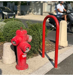 Epingle borne incendie ø40mm à sceller