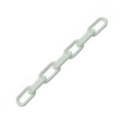 Chaîne de signalisation polypropylène blanc – Ø 8 mm – 25 m
