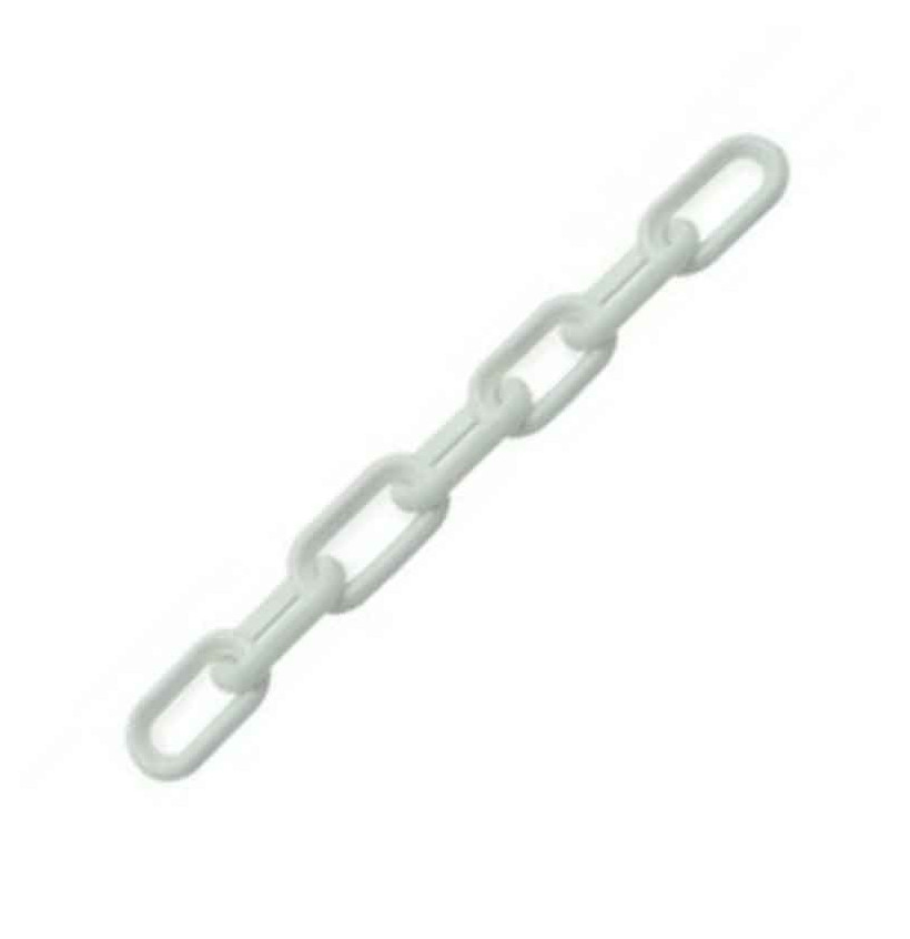 Chaîne de signalisation polypropylène blanc – Ø 8 mm – 25 m Chaîne de signalisation polypropylène blanc – Ø 8 mm – 25 m