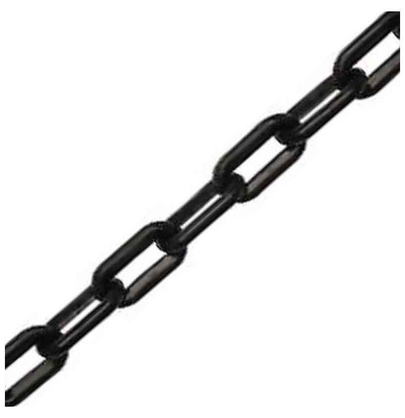 Chaîne de signalisation polypropylène noire – Ø 8 mm – 25 m Chaîne de signalisation polypropylène noire – Ø 8 mm – 25 m