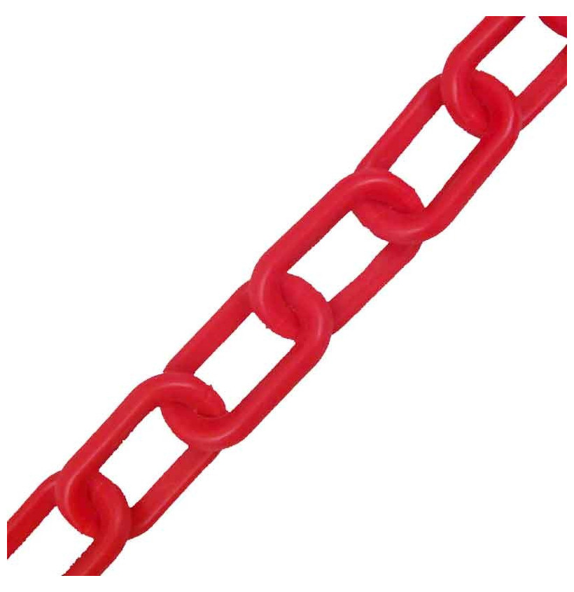 Chaîne de signalisation polypropylène rouge – Ø 8 mm – 25 m Chaîne de signalisation polypropylène rouge – Ø 8 mm – 25 m