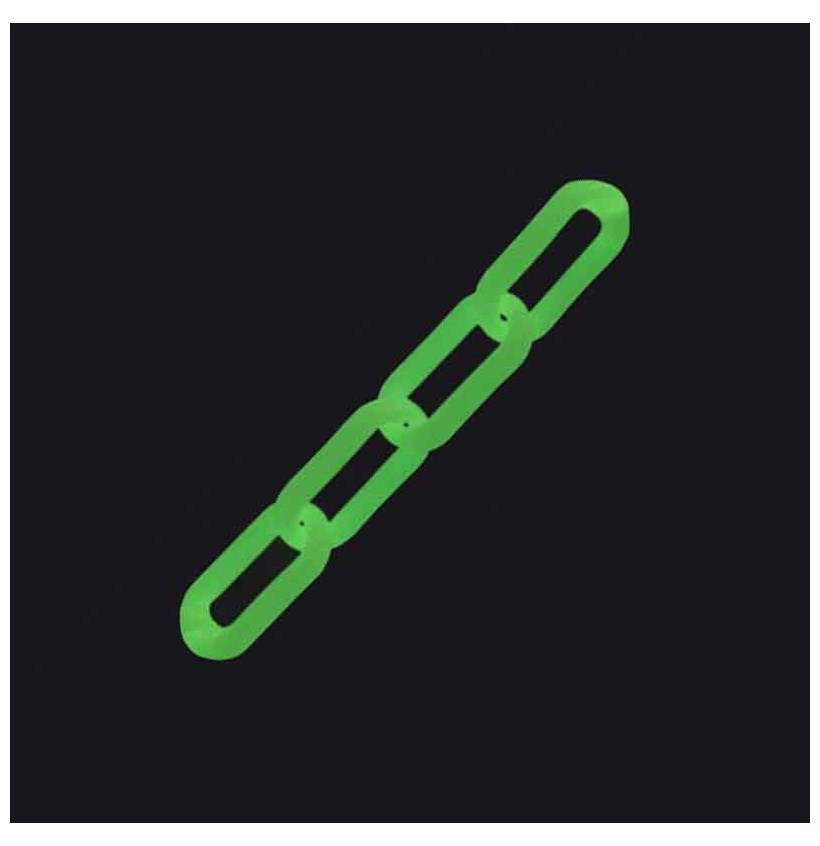 Chaine plastique fluorescente Chaine plastique fluorescente