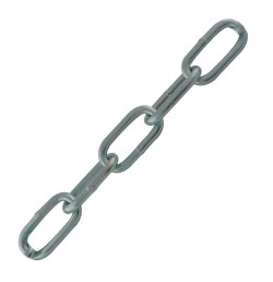 Chaîne de signalisation acier – Maillons longs Ø 2 à 10 mm – Plusieurs longueurs