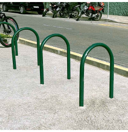 Épingle de protection verte RAL6005 – Ø40 mm x H1200 mm | IDEQUIP