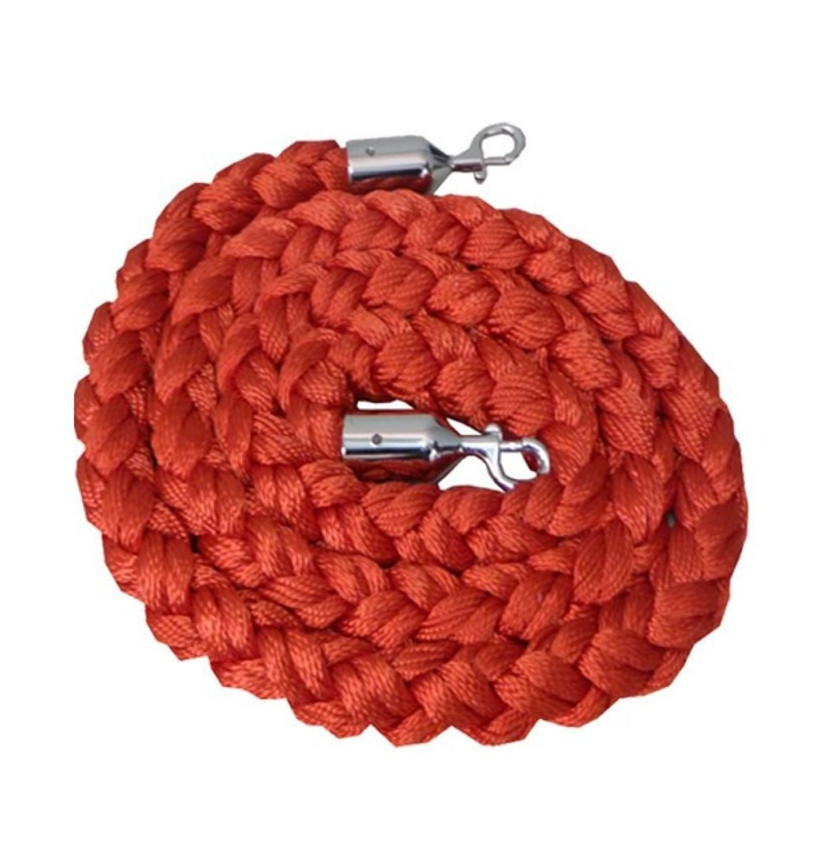 Cordon ø30mm tressé rouge 2,00m Cordon ø30mm tressé rouge 2,00m