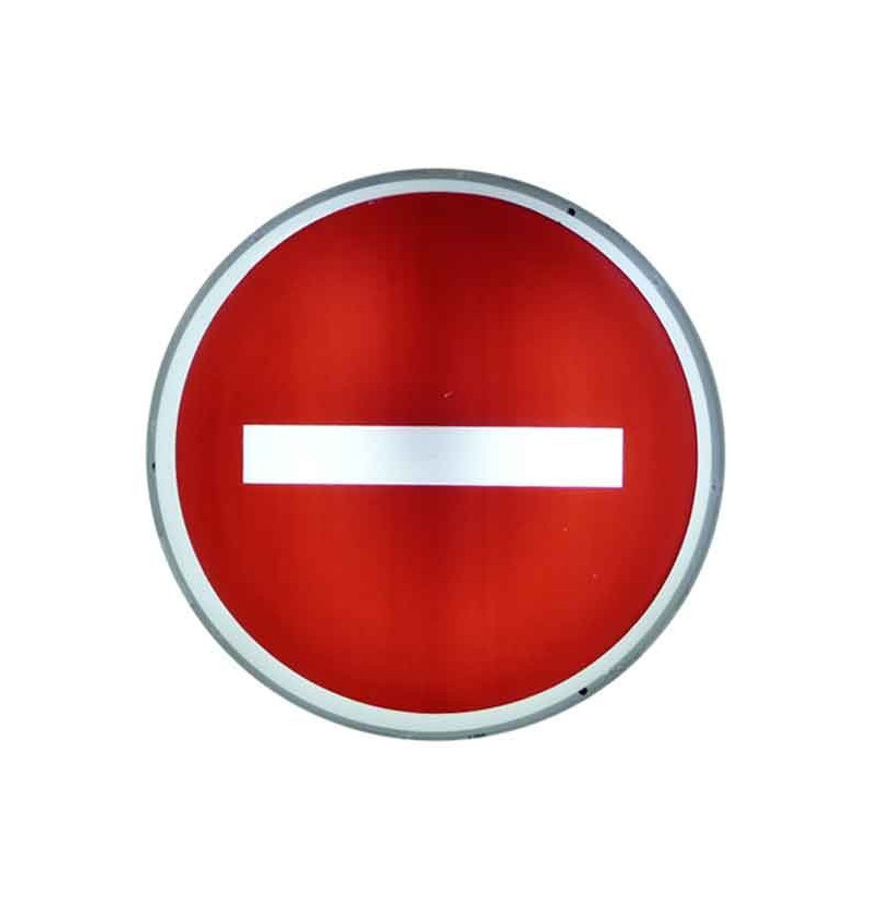 Panneau lumineux sens interdit Ø300 mm – Fixation murale 220V CE Panneau lumineux sens interdit Ø300 mm – Fixation murale 220V CE