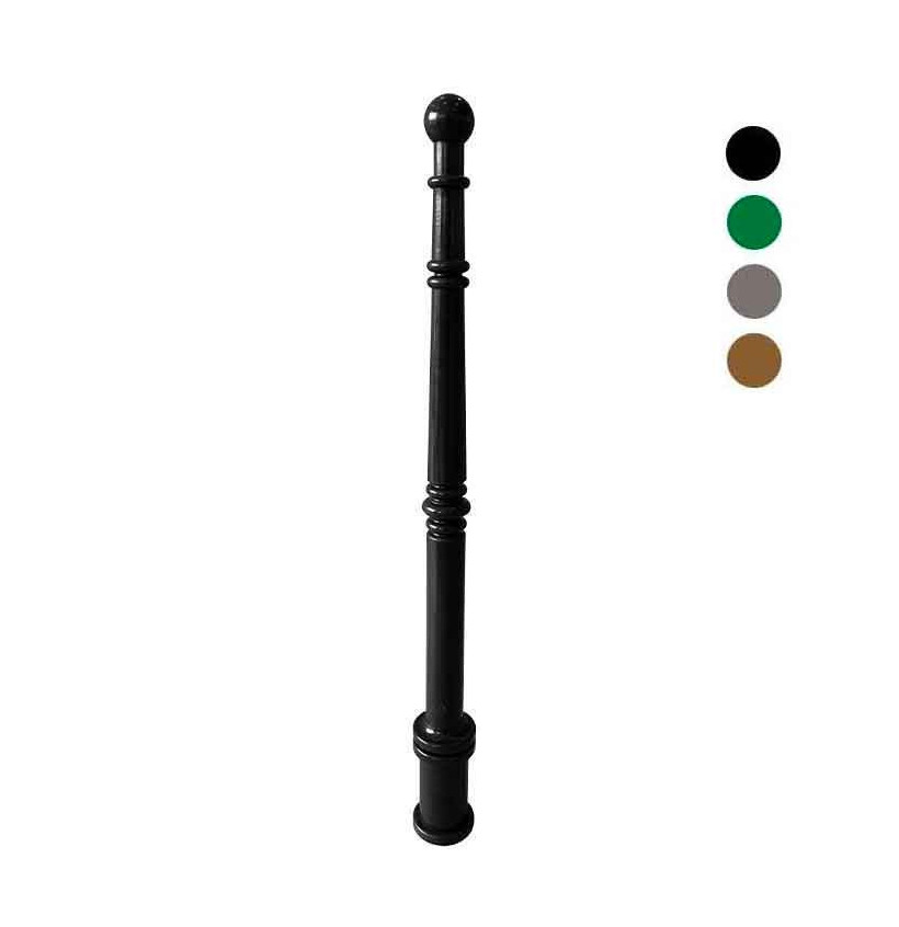 Potelet de ville Elysée à mémoire de forme à sceller