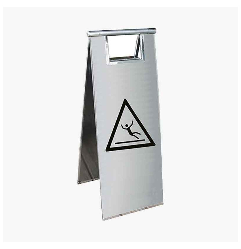 Balise renforcée inox sol glissant Balise renforcée inox sol glissant