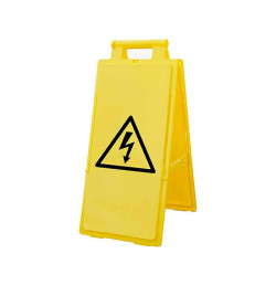 Chevalet pliable Danger électrique IDEQUIP – Signalisation temporaire