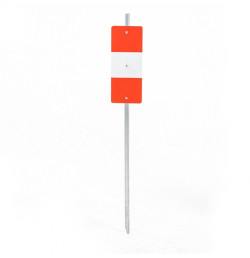Piquet de chantier K5B simple face renforcé – classe 1 ou 2