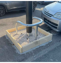 Étrier de protection 3 pieds galvanisé Ø60 mm | IDEQUIP
