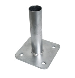 Fourreau de fixation au sol pour barrière de quai Ø40 ou Ø60 mm