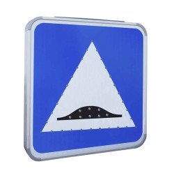 Panneau solaire C27 ralentisseur – LED clignotantes, classe 2